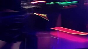 Wow, spying on Anny dancing at the naughty house!