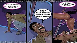 Sugar Trap Strip Club Pole Dancing Competition With Ebony Stripper