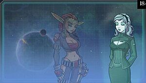 Princess gets clothes ripped in hentai gameplay, revealing her slutty ass