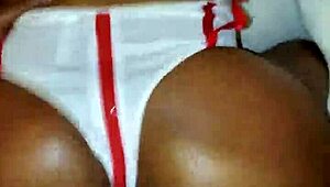 ebony nurse phat ass part 2 bent over oiled monster cock doggystyle