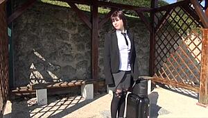 Part 1: Luna Rival Seduces Professor in Stockings and Heels. Their Encounter Gets Steamy Fast.