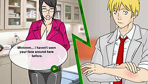 emotional encounter: college nurse gives handjob in hospital