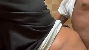 we had a quickie in the public bathroom before our movie, creampie and all