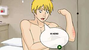 emotional encounter: college nurse gives handjob in hospital