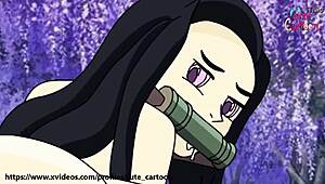 i watch demon slayer with nezuko and tanjiro