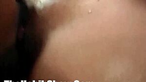 Yo, see this thick black booty chick bang an Arab worker quickie style?