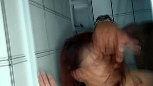 she asks, 'want that sponge bath with milk on my redhead body?'