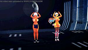 Half-Naked Girls Dancing And Singing In Yoiyoi Kokon