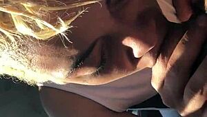 Asspredateur gets sloppy blowjob from tinder slut in car