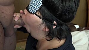 amateur fat woman gives blowjob and cum in mouth