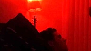 Amateur BBW wife deepthroats and rides cock passionately on sofa