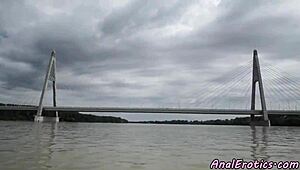 gorgeous euro babe, wanna see me get buttfucked on this boat?