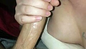 Slut sucking that hard cock!
