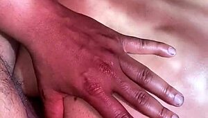 her first time anal experience unfolds