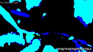 feeling the intense pleasure from that monster cock in the hood gangbang