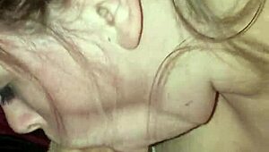 Slut sucking that hard cock!