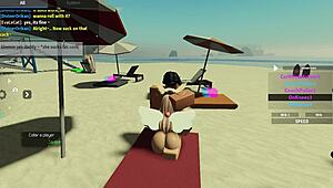 i'm sucking a huge cock on the beach in roblox condo
