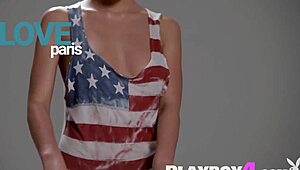 Petite milf Michaela Isizzu rips clothes for hot striptease, revealing big ass