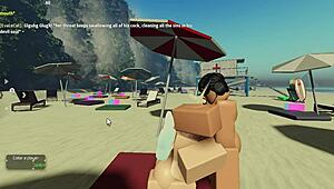 i'm sucking a huge cock on the beach in roblox condo