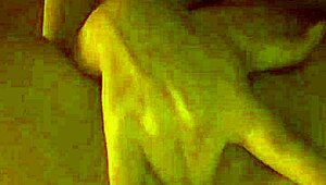 Horny petite slut masturbates intensely and cums loudly in close-up