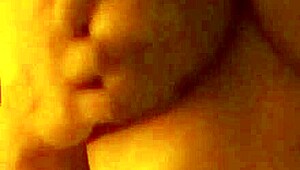 Horny petite slut masturbates intensely and cums loudly in close-up