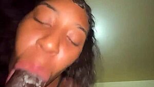 Her man called during our intense sucking session. With monster BBC.