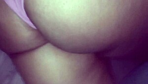 Hey, check out this homemade playing with pretty black booty