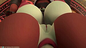 maid marian getting wrecked in anal hentai action, wow! 😈