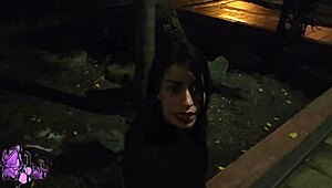 An intriguing whore engages in mind games with a client in her office corner.