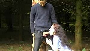 Couples engage in intense outdoor assfucking and anal sex.