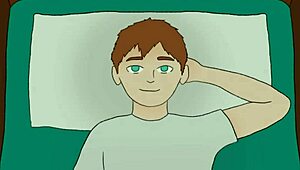 Blonde Anime Bookworm Tomni Shows Off Big Tits In Library