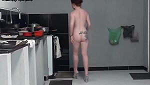 sexy babe rides big black cock cowgirl style