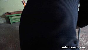 struggling against tight ropes in silence