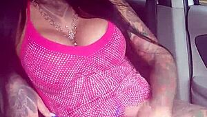 He drove through São Paulo's center, webcam capturing his gay transsexual jerk off session with bareback hardcore.