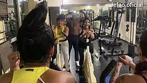 Are these two perverse students ready for the trainer to shove his big black cock inside?