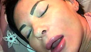 Wife In Stockings Gets Creampie