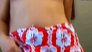 casting a shy blonde babe revealing her tight ass during nude interview.