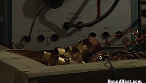 Adela's lesbian mistress unties her after intense training!