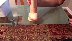 Big dildo toy for g-spot pleasure