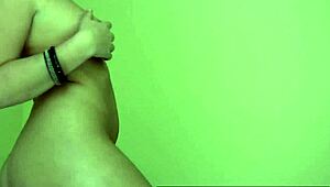 Kelly Surfer's Sexy Backstage Solo Masturbation Close-Up on Her Pussy and Ass