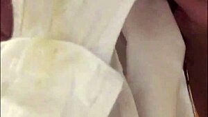 I Watched The Brunette Undress Revealing Dirty Panties