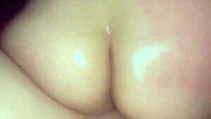 i'm fucking leire's huge latina ass hard while she rides my cock and toys, making her cum everywhere