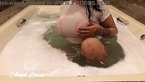 Angel Lima shows off her big ass in solo session