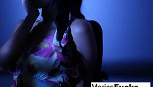 Japanese Pornstar Marica Hase Gets Nude And Masturbates!