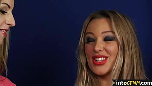 Busty CFNM Voyeur Relishes Intense Cockblowing Display