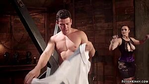 for bday dude gets femdom treatment with bondage and face sitting