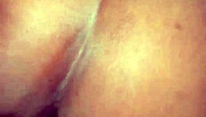 this thick black bbw gets pounded doggystyle bareback, moaning loudly.