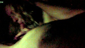 Intense blowjob with throbbing cock sucking deep and hard in her mouth