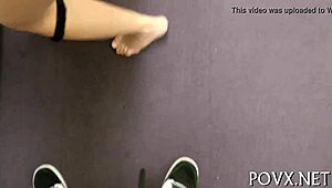 i watch this rough pov as massive dong amazes naked teen pussy