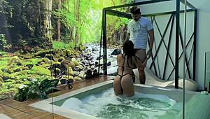 Morena Louca de Tesao na Hidromassagem Completo